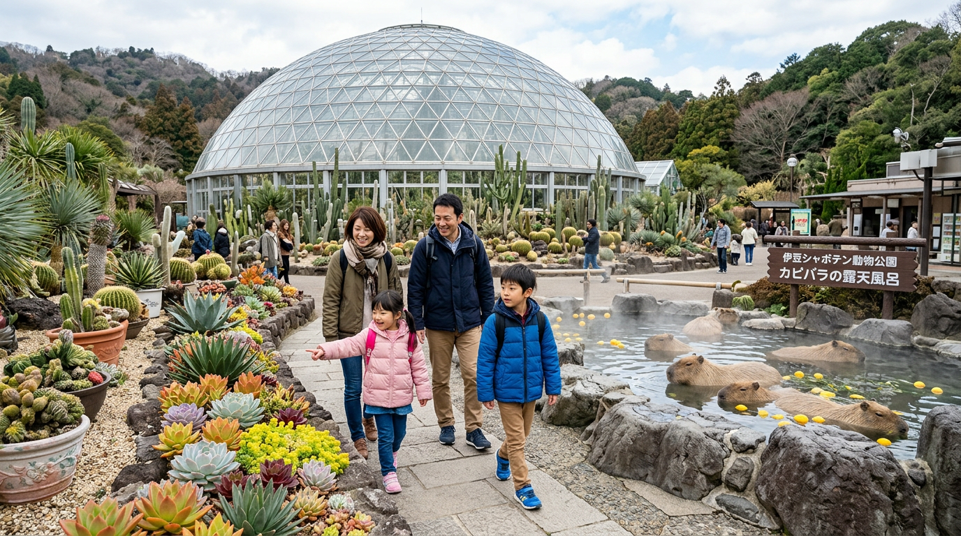 Izu Shaboten Cactus Park and animals