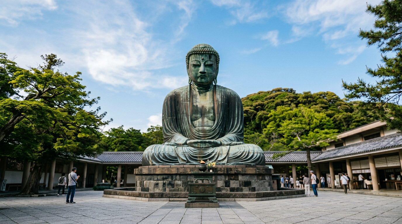 Kamakura Great Buddha Daibutsu Kotoku-in temple