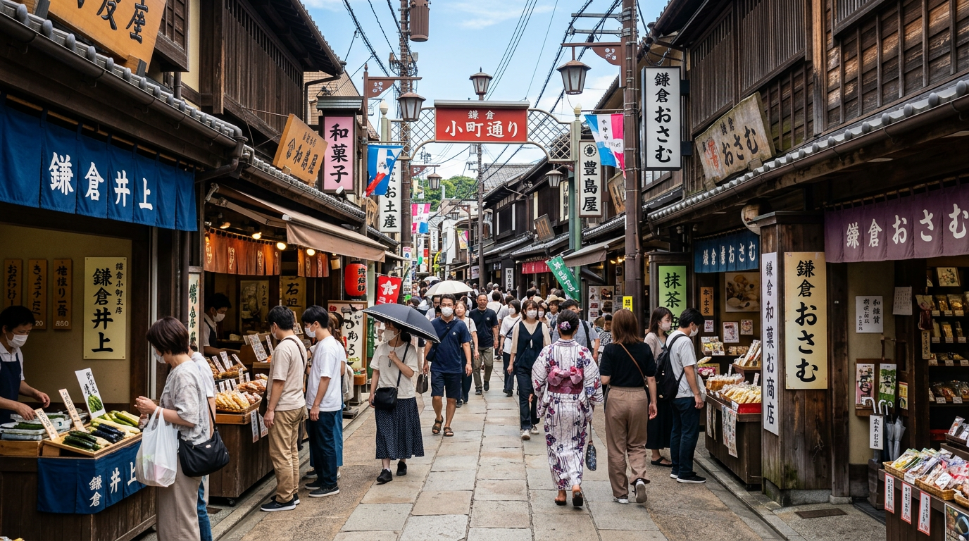Komachi-dori shopping street Kamakura